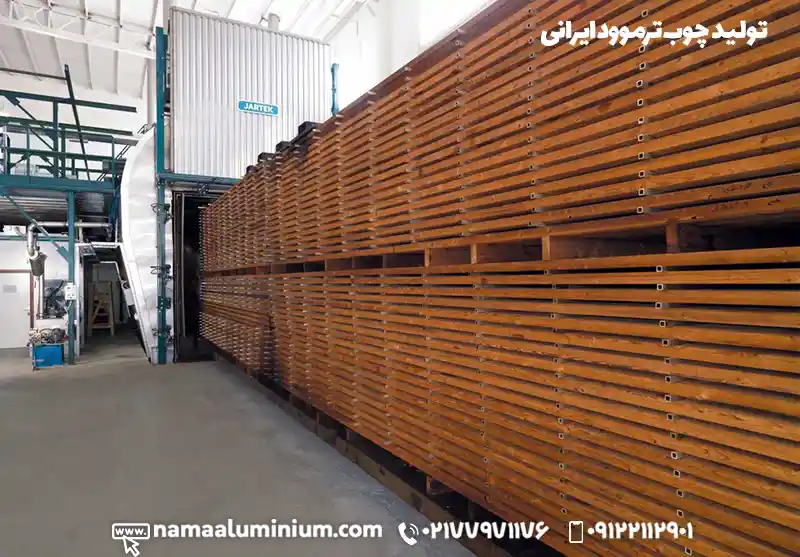 تولید چوب ترموود ایرانی
