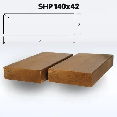 پروفیل چوب ترمووود SHP 140×42