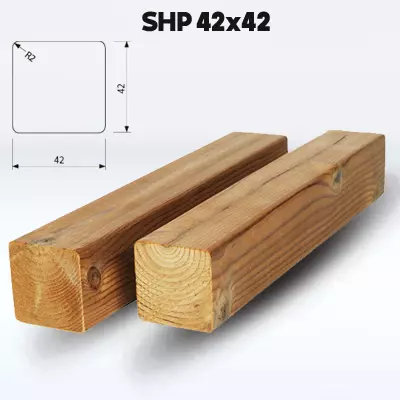پروفیل چوب ترمووود SHP 42×42